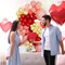 Pink and Red Balloon Arch Kit - Dusty Rose Red Gold Cream Balloon Arch Cherry Red Dusty Pink Balloon Garland for Party Decorations
